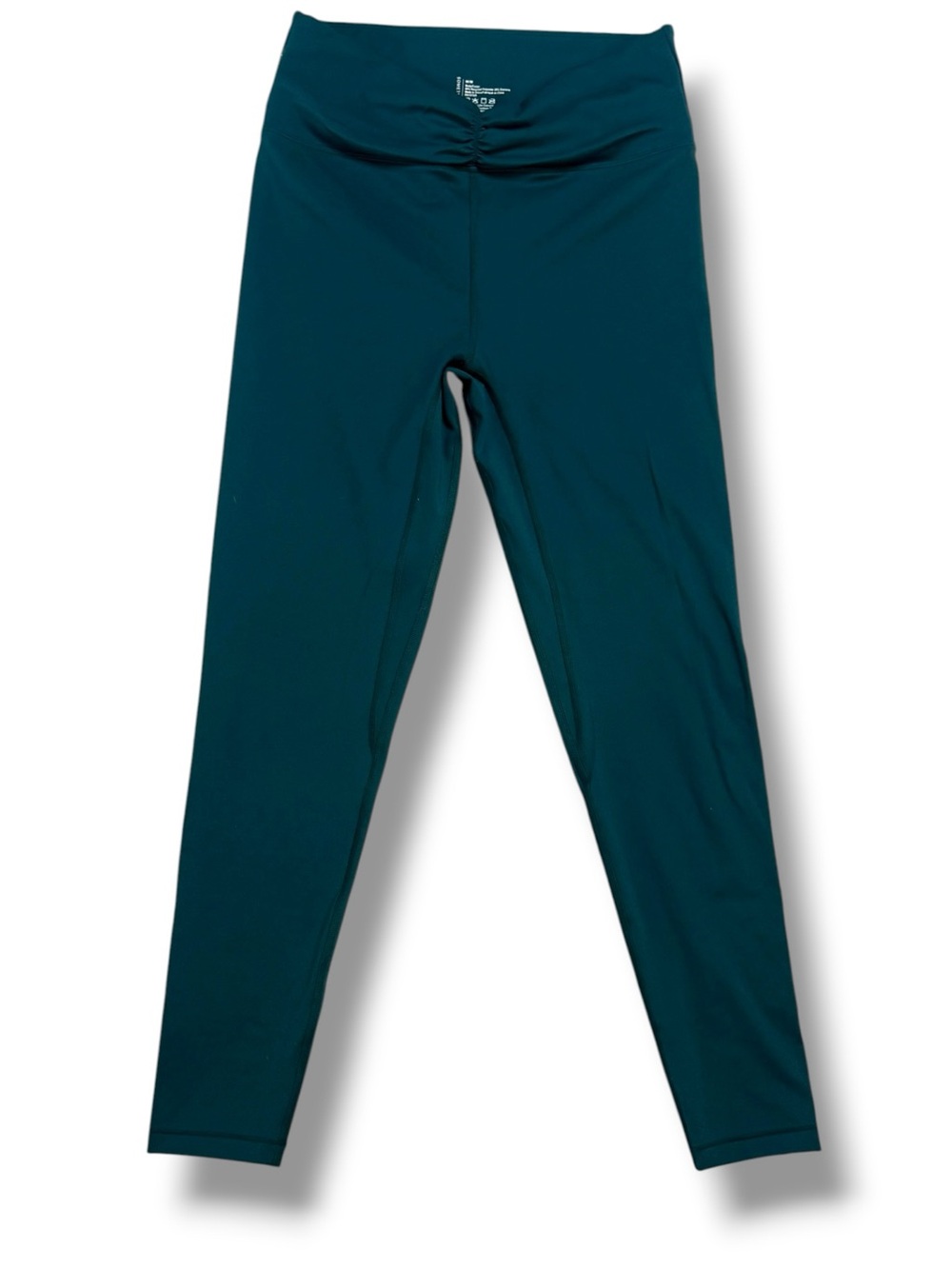 Something Navy x Bandier Turquoise High Rise Recycled Leggings Med Athleisure